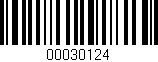 Código de barras (EAN, GTIN, SKU, ISBN): '00030124'