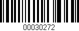 Código de barras (EAN, GTIN, SKU, ISBN): '00030272'