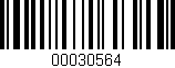 Código de barras (EAN, GTIN, SKU, ISBN): '00030564'