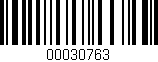 Código de barras (EAN, GTIN, SKU, ISBN): '00030763'