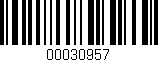 Código de barras (EAN, GTIN, SKU, ISBN): '00030957'