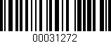 Código de barras (EAN, GTIN, SKU, ISBN): '00031272'