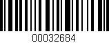 Código de barras (EAN, GTIN, SKU, ISBN): '00032684'
