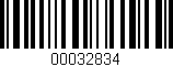 Código de barras (EAN, GTIN, SKU, ISBN): '00032834'