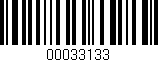 Código de barras (EAN, GTIN, SKU, ISBN): '00033133'