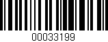 Código de barras (EAN, GTIN, SKU, ISBN): '00033199'
