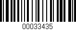 Código de barras (EAN, GTIN, SKU, ISBN): '00033435'