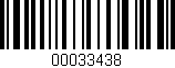 Código de barras (EAN, GTIN, SKU, ISBN): '00033438'
