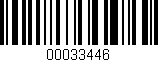 Código de barras (EAN, GTIN, SKU, ISBN): '00033446'