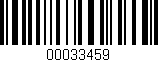 Código de barras (EAN, GTIN, SKU, ISBN): '00033459'