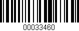 Código de barras (EAN, GTIN, SKU, ISBN): '00033460'