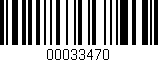 Código de barras (EAN, GTIN, SKU, ISBN): '00033470'
