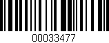Código de barras (EAN, GTIN, SKU, ISBN): '00033477'