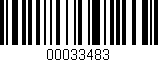 Código de barras (EAN, GTIN, SKU, ISBN): '00033483'