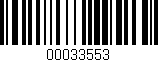 Código de barras (EAN, GTIN, SKU, ISBN): '00033553'