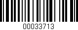 Código de barras (EAN, GTIN, SKU, ISBN): '00033713'
