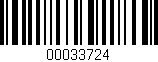 Código de barras (EAN, GTIN, SKU, ISBN): '00033724'