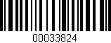 Código de barras (EAN, GTIN, SKU, ISBN): '00033824'