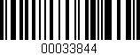 Código de barras (EAN, GTIN, SKU, ISBN): '00033844'