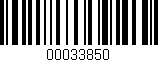 Código de barras (EAN, GTIN, SKU, ISBN): '00033850'