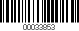 Código de barras (EAN, GTIN, SKU, ISBN): '00033853'