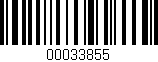 Código de barras (EAN, GTIN, SKU, ISBN): '00033855'