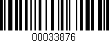 Código de barras (EAN, GTIN, SKU, ISBN): '00033876'