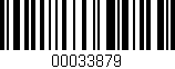 Código de barras (EAN, GTIN, SKU, ISBN): '00033879'