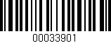 Código de barras (EAN, GTIN, SKU, ISBN): '00033901'