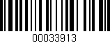 Código de barras (EAN, GTIN, SKU, ISBN): '00033913'