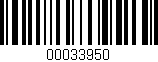 Código de barras (EAN, GTIN, SKU, ISBN): '00033950'