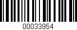 Código de barras (EAN, GTIN, SKU, ISBN): '00033954'