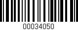 Código de barras (EAN, GTIN, SKU, ISBN): '00034050'