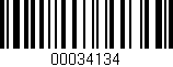 Código de barras (EAN, GTIN, SKU, ISBN): '00034134'