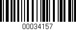 Código de barras (EAN, GTIN, SKU, ISBN): '00034157'