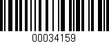 Código de barras (EAN, GTIN, SKU, ISBN): '00034159'