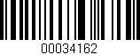 Código de barras (EAN, GTIN, SKU, ISBN): '00034162'