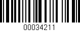 Código de barras (EAN, GTIN, SKU, ISBN): '00034211'