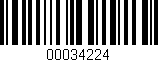 Código de barras (EAN, GTIN, SKU, ISBN): '00034224'
