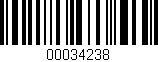 Código de barras (EAN, GTIN, SKU, ISBN): '00034238'