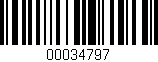 Código de barras (EAN, GTIN, SKU, ISBN): '00034797'