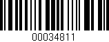 Código de barras (EAN, GTIN, SKU, ISBN): '00034811'
