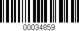 Código de barras (EAN, GTIN, SKU, ISBN): '00034859'
