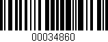 Código de barras (EAN, GTIN, SKU, ISBN): '00034860'