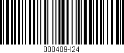 Código de barras (EAN, GTIN, SKU, ISBN): '000409-I24'