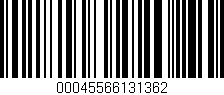 Código de barras (EAN, GTIN, SKU, ISBN): '00045566131362'