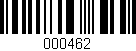 Código de barras (EAN, GTIN, SKU, ISBN): '000462'