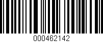 Código de barras (EAN, GTIN, SKU, ISBN): '000462142'