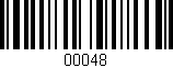 Código de barras (EAN, GTIN, SKU, ISBN): '00048'