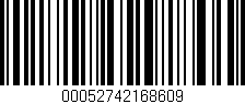 Código de barras (EAN, GTIN, SKU, ISBN): '00052742168609'